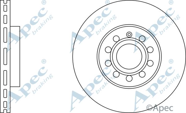 APEC BRAKING Bremžu diski DSK2207